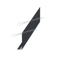 Планка карнизного свеса 250х50х2000 (VALORI-20-Grey-0.5)
