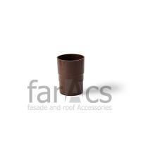 Муфта трубы ПВХ125/82 Коричневый FarAcs