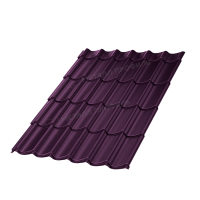 Металлочерепица МП Ламонтерра (VALORI-20-Violet-0.5)