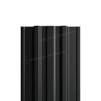 Штакетник металлический МП TRAPEZE-T 16,5х118 (PURMAN-20-9005-0.5)