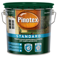 Пропитка декоративная для защиты древесины Pinotex Standart красное дерево 2,7л