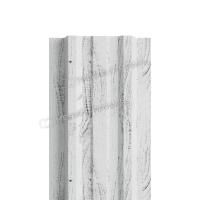 Штакетник металлический МП LАNE-T 16,5х99 (ECOSTEEL_MA-01-Беленый Дуб-0.5)