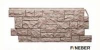 Фасадная панель FINEBER Камень дикий терракотовый