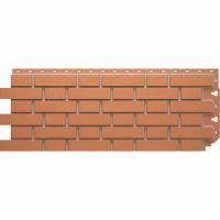 Фасадная панель FINEBER Русская крепость кирпич красный