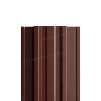 Штакетник металлический МП TRAPEZE-T 16,5х118 (ПЭ-01-8017-0.45)