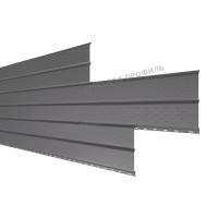 Софит перфор. Lбрус-XL-14х335 (VALORI-20-Grey-0.5)