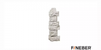 Угол наружный FINEBER Камень дикий жемчужный