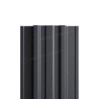 Штакетник металлический МП TRAPEZE-T 16,5х118 (PURMAN-20-7024-0.5)