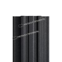 Штакетник металлический МП TRAPEZE-T 16,5х118 (VALORI-20-DarkGrey-0.5)