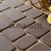 Тротуарная плитка Классика Темно-коричневая