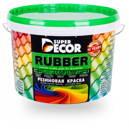 Резиновая краска Super Decor №15 оргтехника 3кг