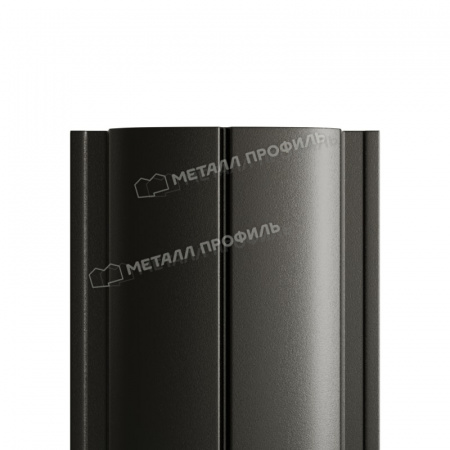 Штакетник металлический МП ELLIPSE-T 19х126 (PURMAN-20-9005-0.5)