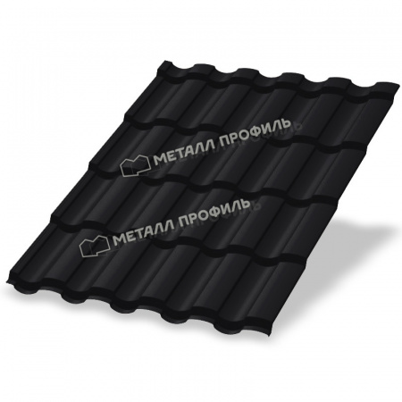 Металлочерепица МП Монтекристо-XL (VikingMP-01-9005-0.45)