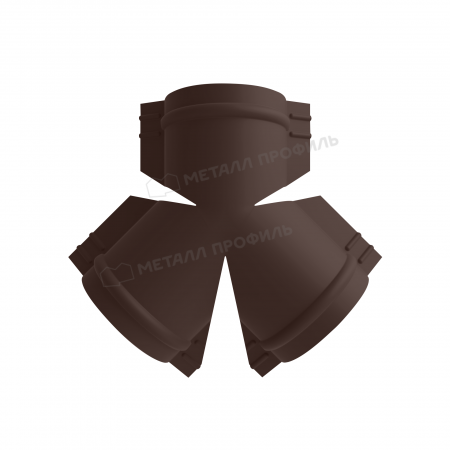 Y-образный тройник для круглого конька R110 NormanMP (ПЭ-01-8017-0.5)