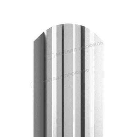 Штакетник металлический МП LАNE-O 16,5х99 (ПЭД-01-9003\9003-0.45)