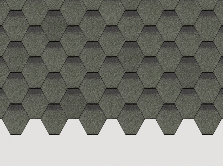 Гибкая черепица STANDARD, СОТА, Зелёный