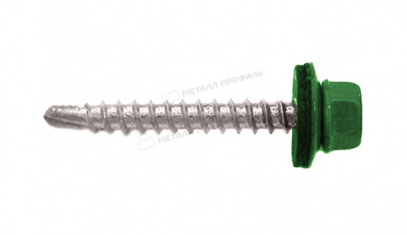 Саморез 4,8х35 RAL6002 (зеленый лист)