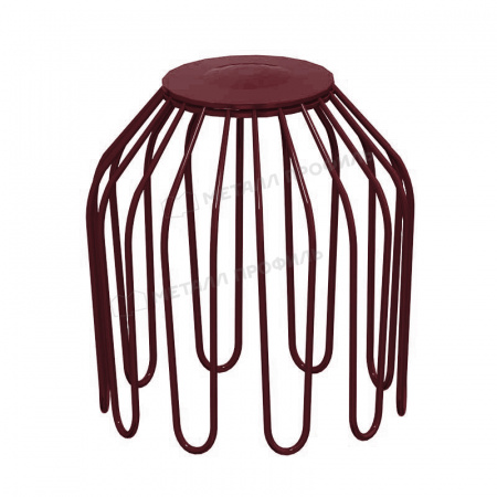 Паук D100 коричневый