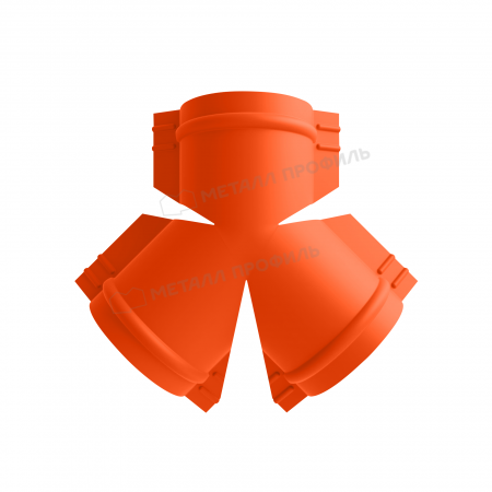 Y-образный тройник для круглого конька R110 NormanMP (ПЭ-01-2004-0.5)