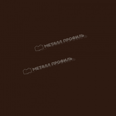 Планка конька плоского 190х190х2000 (ПЭ-01-8017-0.45)